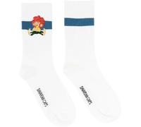 Bavarian Caps Pumuckl Lacht Socken (Größe 36 , weiss)