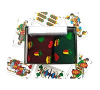 Bavarian Caps Herren Schafkopf 2er Pack Socken, Multi, 41-46