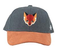 Bavarian Caps Waldfuchs Curved Cap Kinder Basecaps grau Größe ONE SIZE Lifestyle Hautfreundlich