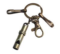 BAWAKO Schlüsselanhänger aus hochwertigen Metall mit Karabiner und bezaubernde Metall Accessoire， Schlüsselring für Autoschlüssel Wohnungschlüssel tolle Qualität (Pfeife)