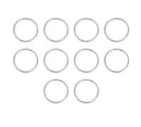 Baxnore 10 PCs 316 Edelstahl -Schlüsselringe, 22 mm Marine Grade Split -Ringe, Hochleistungs -Schlüsselbund -Zubehör für Schlüssel zum Tauchen im Surf Camping im Freien im Freien im Freien