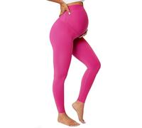 BAYDI Nudi Blickdichte Umstandsleggings High Waist Umstandshose Damen Schwangerschaft Leggings Lang Stretch Schwangere Hose