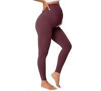 BAYDI Nudi Blickdichte Umstandsleggings High Waist Umstandshose Damen Schwangerschaft Leggings Lang Stretch Schwangere Hose