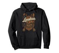Bayerische Lederhose Mit Gürtel Und Trachtenhut Retro Pullover Hoodie