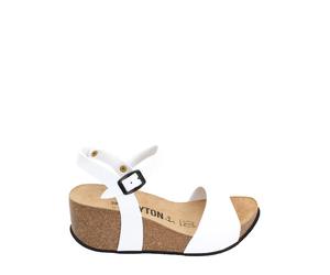 BAYTON Keilsandaletten "Maya" in Weiß - Größe 37 | Damen Sandalen
