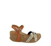 BAYTON Keilsandaletten "Rea" in Camel - 60% | Größe 36 | Damen Sandalen