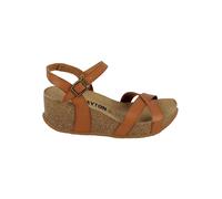 BAYTON Leder-Keilsandaletten "Venus" in Braun - Größe 40 | Damen Sandalen