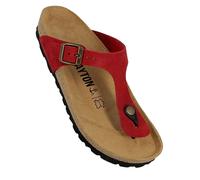 BAYTON Leder-Zehentrenner "Mercure" in Rot - Größe 36 | Damen Sandalen