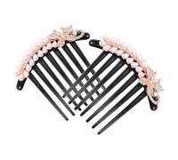BAZEITFLOW 2stücke Haarschmuck Mit Perlen Und Strasssteinen Für Damen Dekorative Haarkämme Für Hochsteckfrisuren Elegante Accessoires Für Hochzeiten Und Partys Haarkamm Mit Kunstperlen Akzent