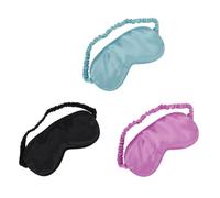 BAZEITFLOW 3stücke Silk Satin Schlafen Augen Maske Mit Gummiband Pack Seide Für Lichtblockierung Für Reisen Und Zuhause