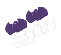 BAZEITFLOW 4 Paar Gel Vorfußpolster Weiche Rutschfeste Fußballeneinlagen aus Hautfreundlichem Material Atmungsaktive Fußpolster für High Heels Sandalen und Lederschuhe Damen und Herren