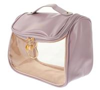 BAZEITFLOW Reise Kulturbeutel Strapazierfähig Transparent Mit Henkel Für Damen Hängend Kosmetiktasche Toilettenartikel Organizer