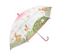 bb klostermann Kinder-Regenschirm Waldtiere/Reh Sterne transparent 80cm