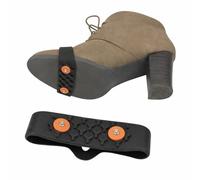 BB Sport 1 Paar Schuhspikes Schuhkrallen für Schnee und EIS mit je 2 Spikes für Schuhe mit Absätzen