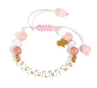 Bbajszx Buntes Charm Armband mit Buchstabenperlenkette und Anhänger, leichter Acrylschmuck, perfekt für alltägliche Outfits, Armband mit Buchstabenperlenanhänger für Mädchen