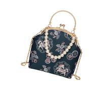 Bbajszx Retro chinesische Cheongsam Umhängetasche Damen Abendtaschen Handheld Umhängetasche für Hochzeit und tägliche Mode Verwendung Qipao Tasche