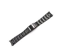 BBPLWEEA YingYou 13 17 19 20mm Uhrenarmband Strap Großhandel 316l Edelstahl Ton Rose Gold Silber Uhrenband Austern Armband Fit Compatible with DayJust(Black,13mm)