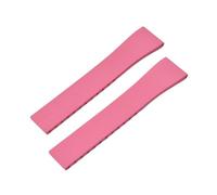 BBPLWEEA YingYou Neues FKM-Uhrenarmband mit Schnellverschluss-Schmetterlingsschnalle in Gold. Kompatibel mit den Schnittgrößen 16 mm, 18 mm, 19 mm, 20 mm, 21 mm und 22 mm(Pink No Buckle,16mmx14mm)