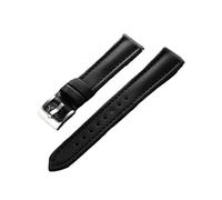 BBPLWEEA YingYou Wasserdichtes Segeltuch-Uhrenarmband aus Nylon-Canvas-Armband 18/19/20/21/22 mm(Black-Black,18mm,With Silver Buckle)