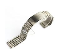 BBPLWEEA YingYou WatchBand Silver Godlen Edelstahl 18 mm Gürtel kompatibel mit Armbanduhr für Herren RADO SL11, silberfarben, 18mm