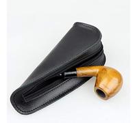 BCJMKDX Tabakbeutel, echtes Leder, einzelne Pfeife, Tabaktasche, Leder-Tabaktasche, für Herren, Weihnachts- oder Geburtstagsgeschenke, A