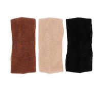 BCOATH 3 Stück Pack Winter Stirnbänder aus Baumwolle Elastische Ohrenwärmer für Damen und Mädchen Warmes Rutschfestes Haarband für Sport und Alltag