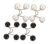 BCOATH 4stücke Hosen-taillenspanner Für Jeans Nagelfreie Jeansknöpfe Hosenbundspanner Wiederverwendbar Jeans-taillenspanner Taillenversteller Für Hosen Hosenknöpfe