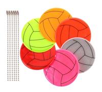 BCOATH 6 Stück Teiliges Reflektierende Schlüsselanhänger Langlebige Fahrrad sicherheitsanhänger in Neonfarben Hochreflektierend für Rucksack Nachtfahrten Wetterfest Praktisch für