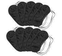 BCOATH Einweg Augenmaske Zum Schlafen 10 Stück Leichte Polyester Schlafbrille Lichtundurchlässig Komfortabel Für Reisen Flugzeug Und Camping