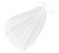 BCOATH Kopfschmuck für Haustier Hochzeit mit Brautschleier und Schleife Komfortabler und Weicher Stoff für Geburtstagsfeiern und Besondere Anlässe