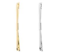 BCOATH Schal und Pulloverclips 2 Stück Silber Multifunktionale Kragenclips für Strickjacken und Hemden Elegante Kleiderklammern für Damen und Herren im Büro und Alltag