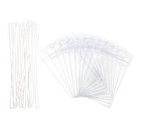 BCOATH Transparenter Gepäckanhängerhalter aus Robustem PVC mit Wasserdichtem Schutz und Langem Aufhängeband - 10 Stück für Kreuzfahrten und Reisegepäck