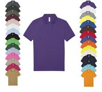 BCPU424 B&C My Polo Poloshirt 180 Lotus Pink 3XL