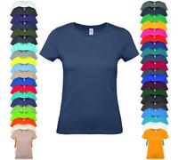 BCTW02T B&C kurzarm T-Shirt #E150 / Damen Black XL