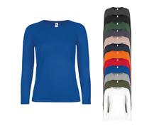 BCTW06T B&C T-Shirt #E150 Langarm Shirt / Damen White S