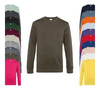 BCWU01K B&C KING Rundhals Pullover Asphalt L