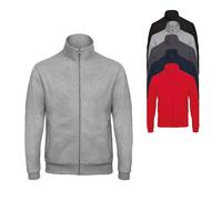 BCWUI26 B&C ID.206 Sweat-Jacke 50/50 Heather Grey L