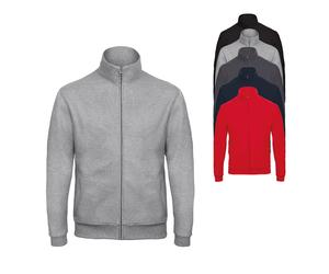 BCWUI26 B&C ID.206 Sweat-Jacke 50/50 Heather Grey S