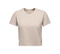 Black Diamond W BD Stripe Crop SS Tee foam green-laurel green (9452) XLG