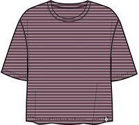 Bd Stripe Ss Tee Damen - Black Diamond 9596-Off White-Pale Mauve L