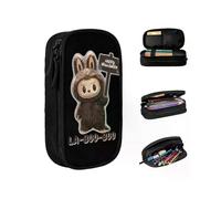 BD860-LABUBU LaBooBoo Halloween Pencil Cases Classic Cute Monster Pen Bag Girls Boys Large Storage School Supplies Gift Stationery Bag