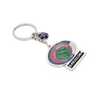 BDM Schlüsselanhänger Fußball Barcelona mit Katalonien-Flagge und Ball für Herren oder Damen, originelles Geschenk für Fans des Blaugrana-Teams, Modell 3