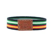 BDM Stoffarmband für Männer und Frauen mit der Flagge von Spanien und Andalusien oder Betis-Fußball. Nautisch, elastisch.