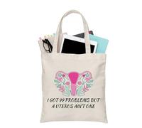BDPWSS Hysterektomie Genesung Geschenk Damen Reproduktive Rechte Geschenk I Got 99 Problems But A Uterus Ain't One Feminist Geschenk, Problem nicht Uterus Tg, 14.2 x 12.6 inches