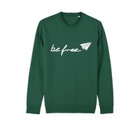 be free shoes be free - Unisex Logo-Sweatshirt grün M