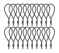 Be In Your Mind 20 Stück 9 cm Reißverschlussschieber, Reißverschluss-Reparaturlaschen, Ersatz für Rucksäcke, Taschen, Gepäck, kompatibel mit Nike-Tasche, Schwarz, Schwarz, 9 cm