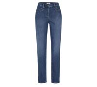 Slim-fit-Jeans TONI "be loved", Damen, Gr. 48, N-Gr, mid blau used, Denim/Jeans, Obermaterial: 88% Baumwolle, 9% Polyester, 3% Elasthan, unifarben, casual, slim fit knöchellang, Jeans, im Four-Pocket