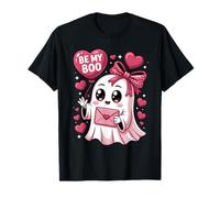 Be My Boo Ghost Valentine Cute Love Ghost Heart Valentine T-Shirt
