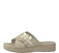 Be Natural Damenschuhe Klassische Pantoletten TAUPE TAUPE - Gr. - 41