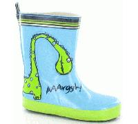 Be Only Gummistiefel Dino blau/grün mittel 28.0 26.0